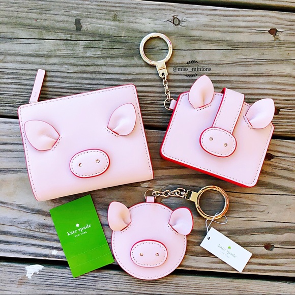 🐷Kate Spade Year of the Pig Card Case Keychain🐷 - Picture 8 of 8